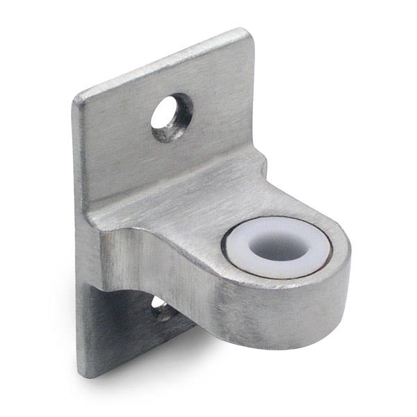 HINGE BRACKET TOP AMP FLAT SS STEEL - Toilet Partition Hardware - Jacknob