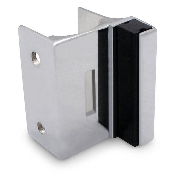 HINGE BRACKET TOP AMP FLAT SS STEEL - Toilet Partition Hardware - Jacknob